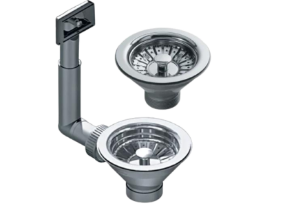 Bonde 3”1/2 pour 2 bacs